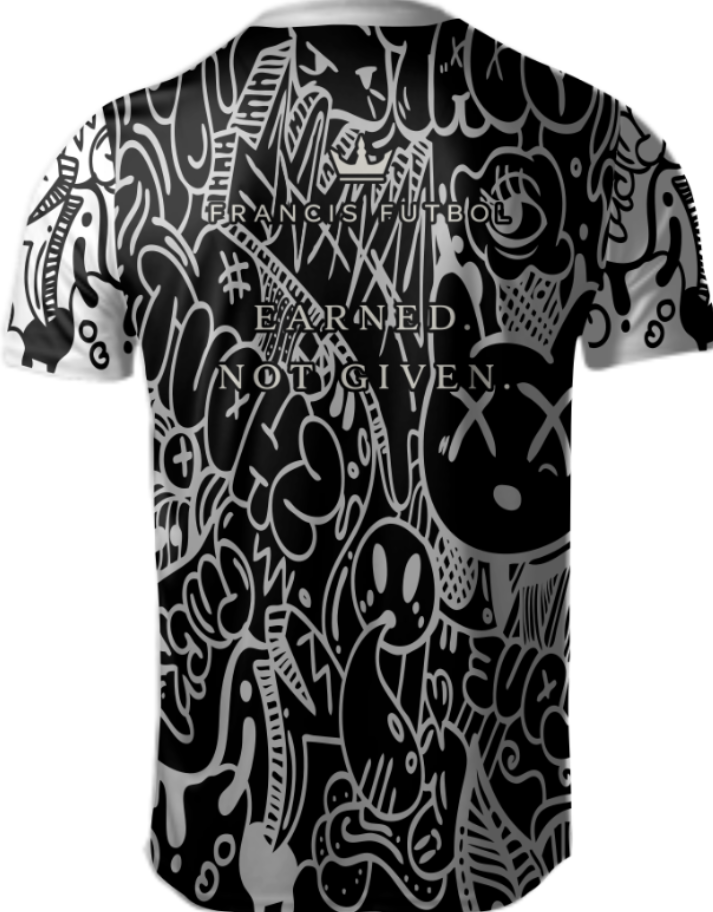 Francis Futbol "Rebel" Jersey Black